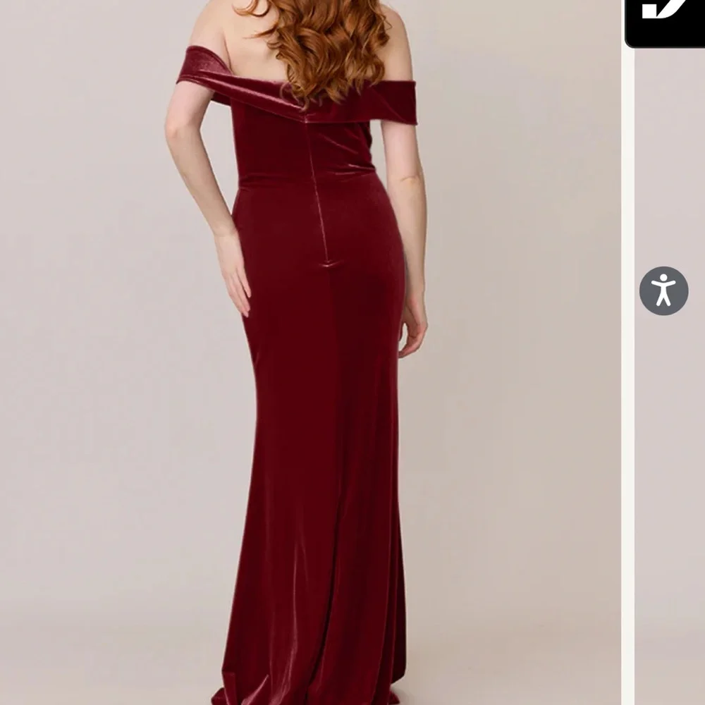 Revelry Bardot Velvet Dress sz 6 - Picture 14 of 14